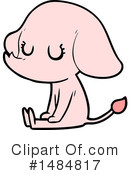 Pink Elephant Clipart #1484817 by lineartestpilot