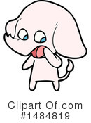 Pink Elephant Clipart #1484819 by lineartestpilot