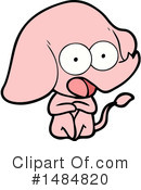 Pink Elephant Clipart #1484820 by lineartestpilot