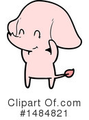 Pink Elephant Clipart #1484821 by lineartestpilot