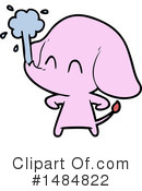 Pink Elephant Clipart #1484822 by lineartestpilot