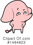Pink Elephant Clipart #1484823 by lineartestpilot