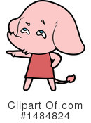 Pink Elephant Clipart #1484824 by lineartestpilot