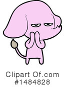 Pink Elephant Clipart #1484828 by lineartestpilot