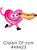 Pink Heart Character Clipart #48423 by Prawny