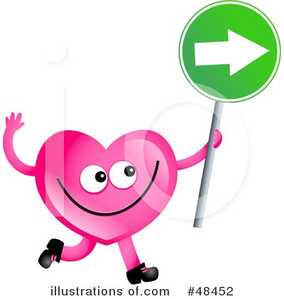 Pink Heart Character Clipart #48452 by Prawny