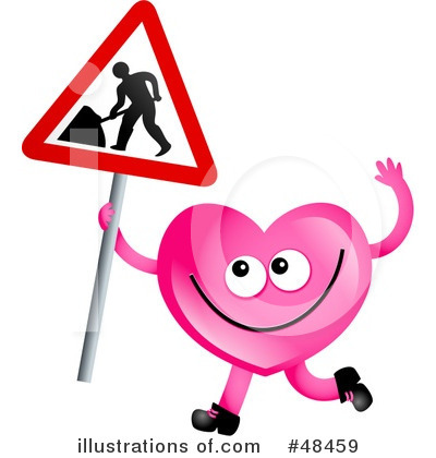 Pink Heart Character Clipart #48459 by Prawny