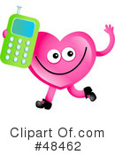 Pink Heart Character Clipart #48462 by Prawny