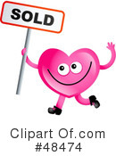 Pink Heart Character Clipart #48474 by Prawny