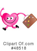 Pink Heart Character Clipart #48518 by Prawny