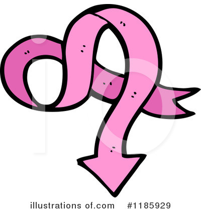Royalty-Free (RF) Pink Ribbon Clipart Illustration by lineartestpilot - Stock Sample #1185929