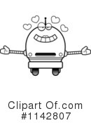 Pink Robot Clipart #1142807 by Cory Thoman