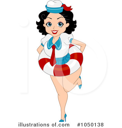 Royalty-Free (RF) Pinup Clipart Illustration by BNP Design Studio - Stock Sample #1050138