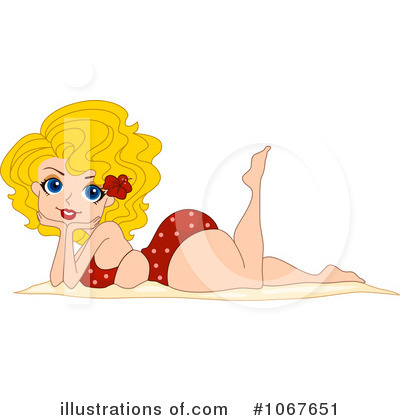 Royalty-Free (RF) Pinup Clipart Illustration by BNP Design Studio - Stock Sample #1067651