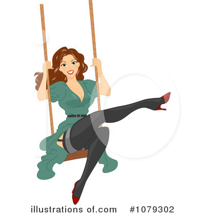 Royalty-Free (RF) Pinup Clipart Illustration by BNP Design Studio - Stock Sample #1079302