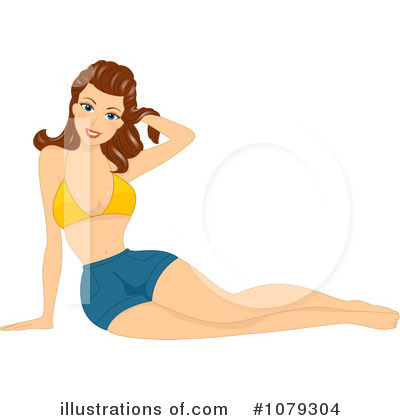 Royalty-Free (RF) Pinup Clipart Illustration by BNP Design Studio - Stock Sample #1079304