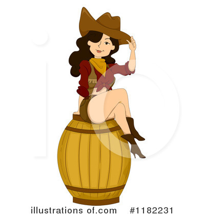 Cowgirl Clipart #1182231 by BNP Design Studio