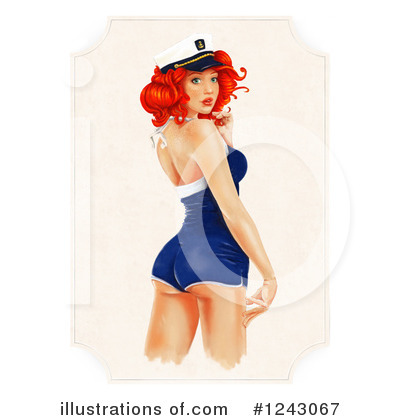 Pinup Clipart #1243067 by lineartestpilot