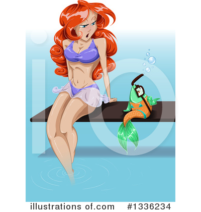 Royalty-Free (RF) Pinup Clipart Illustration by Liron Peer - Stock Sample #1336234