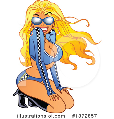 Royalty-Free (RF) Pinup Clipart Illustration by Clip Art Mascots - Stock Sample #1372857