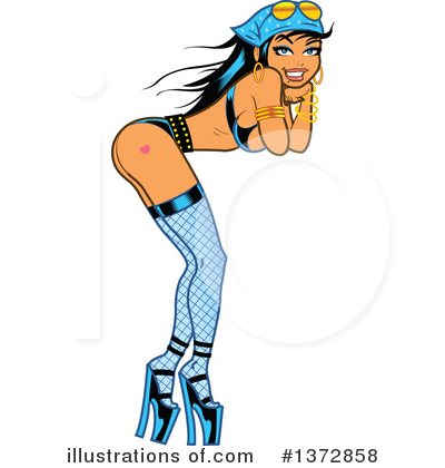 Royalty-Free (RF) Pinup Clipart Illustration by Clip Art Mascots - Stock Sample #1372858
