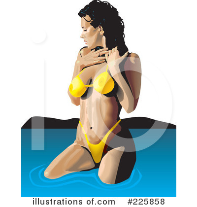 Swimming Clipart #225858 by David Rey