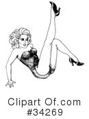 Pinup Clipart #34269 by C Charley-Franzwa