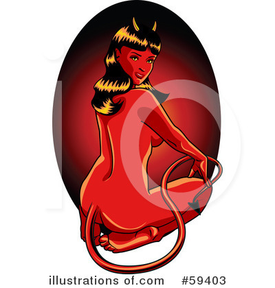 Royalty-Free (RF) Pinup Clipart Illustration by r formidable - Stock Sample #59403