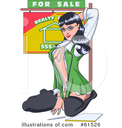 Royalty-Free (RF) Pinup Clipart Illustration by r formidable - Stock Sample #61526