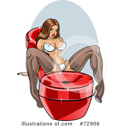 Royalty-Free (RF) Pinup Clipart Illustration by r formidable - Stock Sample #72906