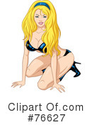 Pinup Clipart #76627 by Lawrence Christmas Illustration