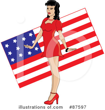 Royalty-Free (RF) Pinup Clipart Illustration by Pams Clipart - Stock Sample #87597