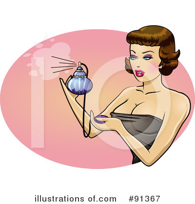 Royalty-Free (RF) Pinup Clipart Illustration by r formidable - Stock Sample #91367
