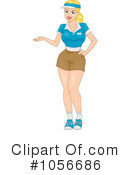 Pinup Woman Clipart #1056686 by BNP Design Studio