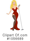 Pinup Woman Clipart #1056689 by BNP Design Studio