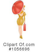 Pinup Woman Clipart #1056696 by BNP Design Studio