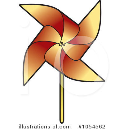 Royalty-Free (RF) Pinwheel Clipart Illustration by Lal Perera - Stock Sample #1054562