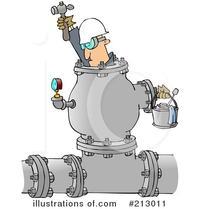 Royalty-Free (RF) Pipes Clipart Illustration by djart - Stock Sample #213011
