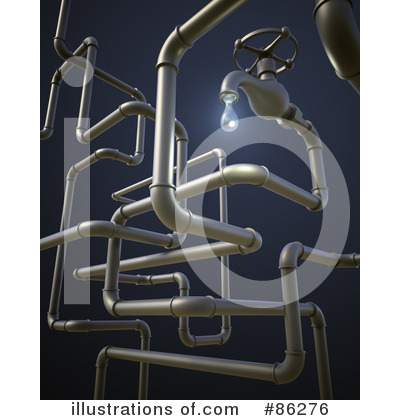 Royalty-Free (RF) Pipes Clipart Illustration by Mopic - Stock Sample #86276