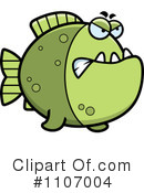 Piranha Clipart #1107004 by Cory Thoman