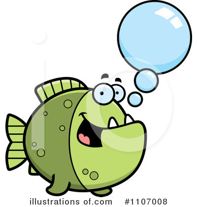 Royalty-Free (RF) Piranha Clipart Illustration by Cory Thoman - Stock Sample #1107008