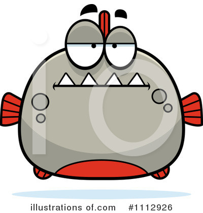 Royalty-Free (RF) Piranha Clipart Illustration by Cory Thoman - Stock Sample #1112926