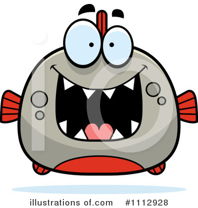 Royalty-Free (RF) Piranha Clipart Illustration by Cory Thoman - Stock Sample #1112928