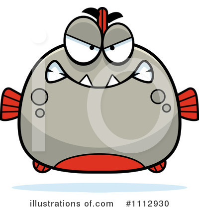 Piranha Clipart #1112930 by Cory Thoman