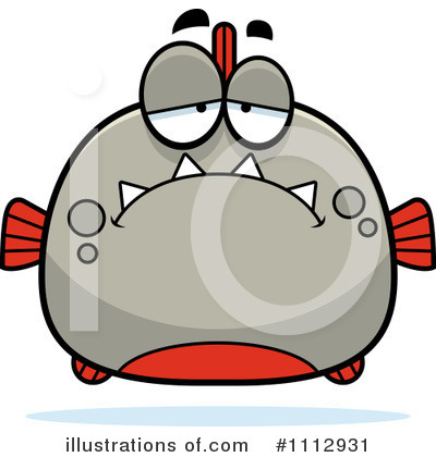 Royalty-Free (RF) Piranha Clipart Illustration by Cory Thoman - Stock Sample #1112931