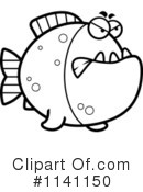 Piranha Clipart #1141150 by Cory Thoman