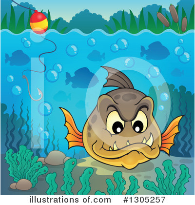 Fishing Clipart #1305257 by visekart