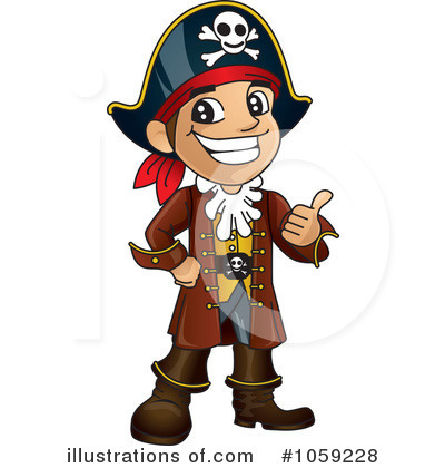 Royalty-Free (RF) Pirate Clipart Illustration by Mascot Junction - Stock Sample #1059228