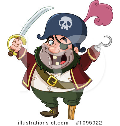 Royalty-Free (RF) Pirate Clipart Illustration by yayayoyo - Stock Sample #1095922