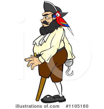 Royalty-Free (RF) Pirate Clipart Illustration by Cartoon Solutions - Stock Sample #1105160